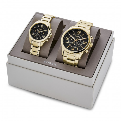 Набор мужские + женские часы Fossil BQ2400SET