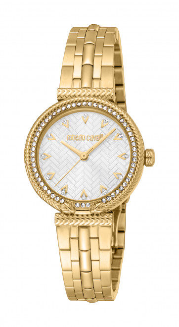 Набор Roberto Cavalli часы наручные RC5L078M0025 + браслет RCGW0063BR