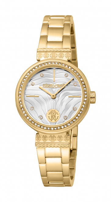 Набор Roberto Cavalli часы наручные RC5L080M0025 + браслет RCGW0091BR
