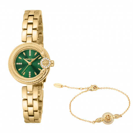 Набор Roberto Cavalli часы наручные RC5L096M0035 + браслет RCGW0099BR