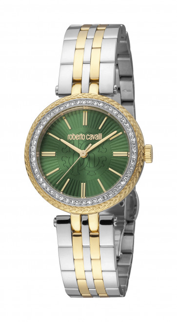 Набор Roberto Cavalli часы наручные RC5L031M0095 + браслет  RCGW0042BR