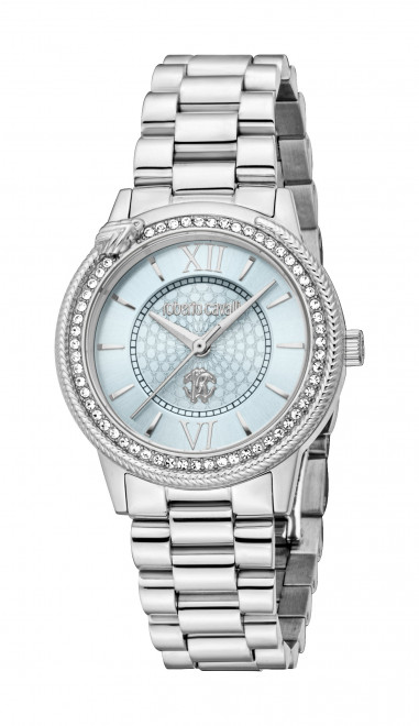 Набор Roberto Cavalli часы наручные RC5L037M2015 + браслет  RCGW0052BR