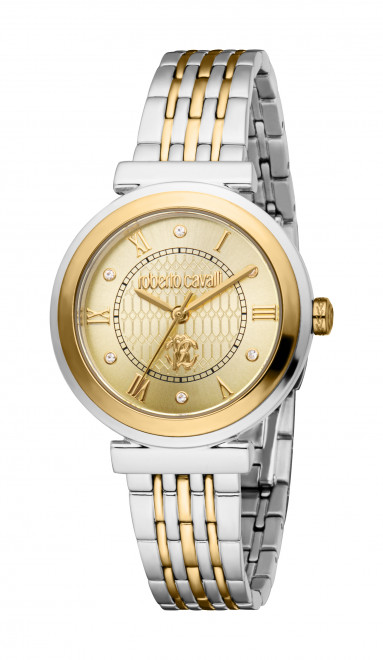 Набор Roberto Cavalli часы наручные RC5L111M0055 + браслет  RCGW0117BR