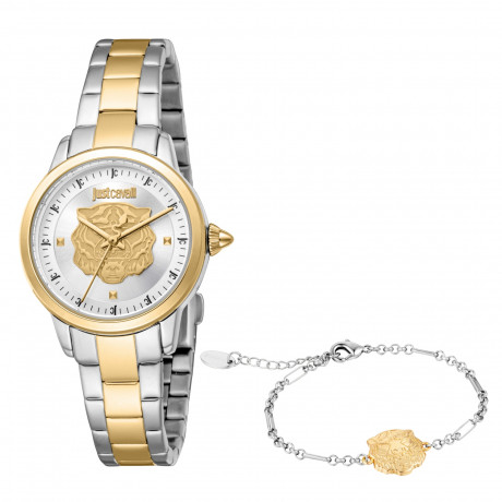 Набор Just Cavalli часы наручные JC1L334M0085 + браслет  JCGW0262BR