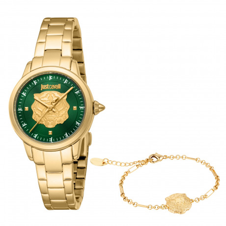 Набор Just Cavalli часы наручные JC1L334M0065 + браслет  JCGW0260BR