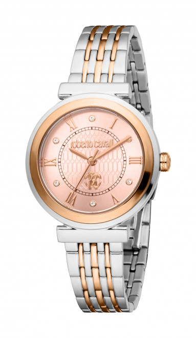 Набор Roberto Cavalli часы наручные RC5L111M0065 + браслет  RCGW0118BR