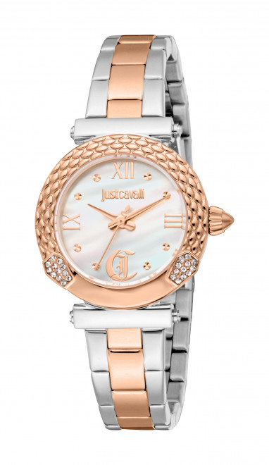 Набор Just Cavalli часы наручные JC1L332M0085 + браслет  JCGW0253BR