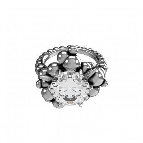 Кольцо John Richmond JRMR02BW, р-р IT 14