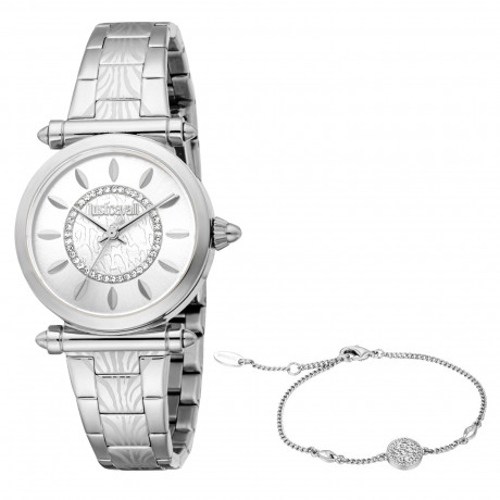 Набор Just Cavalli часы наручные JC1L365M0035 + браслет JCGW0279BR