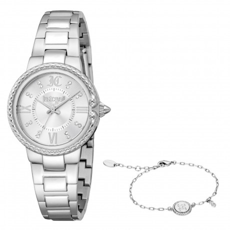 Набор Just Cavalli часы наручные JC1L378M0035 + браслет JCGW0294BR