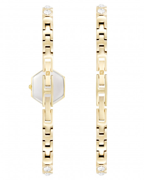 Набор часы + браслет Anne Klein 5434GPST