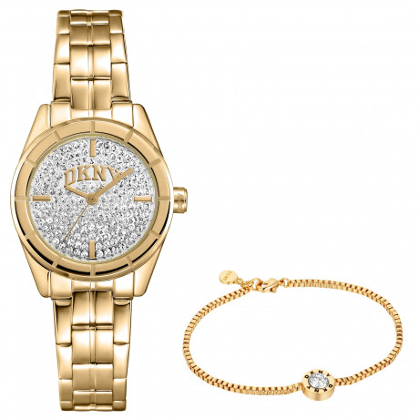 Набор DKNY часы наручные DK1L169M0225 + браслет DKGW0004