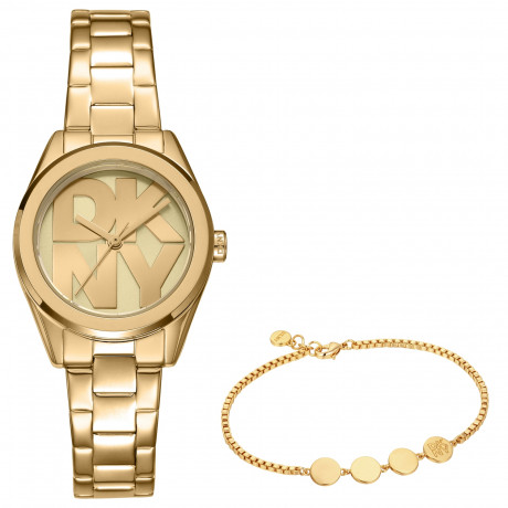 Набор DKNY часы наручные DK1L145M0055 + браслет DKGW0024