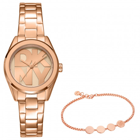Набор DKNY часы наручные DK1L145M0075 + браслет DKGW0025