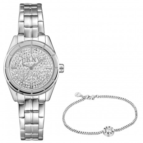 Набор DKNY часы наручные DK1L169M0215 + браслет DKGW0003