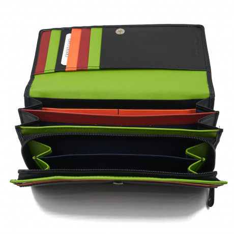 Кошелёк Beverly Hills Polo Club BH-2966-NE, натуральная кожа теленка. Цвет: черный