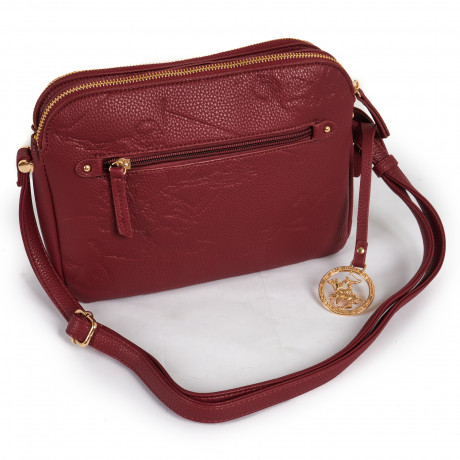 Сумка Beverly Hills Polo Club BH-3003-RS, экокожа. Цвет: красный