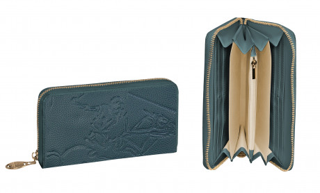 Кошелёк Beverly Hills Polo Club BH-3004-PE, экокожа. Цвет: синий