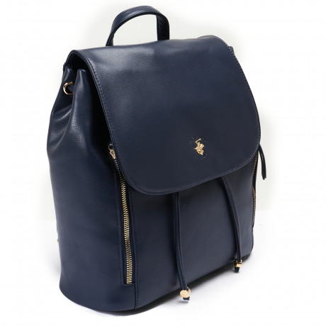 Рюкзак Beverly Hills Polo Club BH-3011-BL, экокожа. Цвет: синий