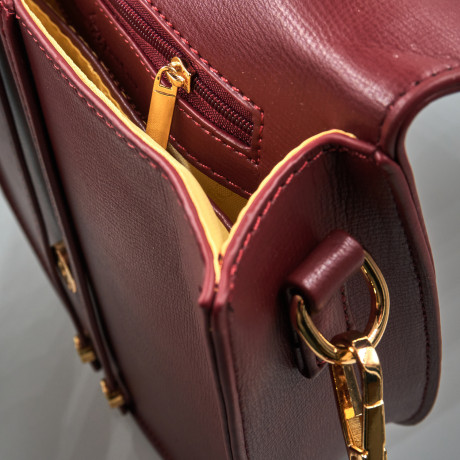 Сумка Beverly Hills Polo Club BH-3012-BX, экокожа. Цвет: бордовый