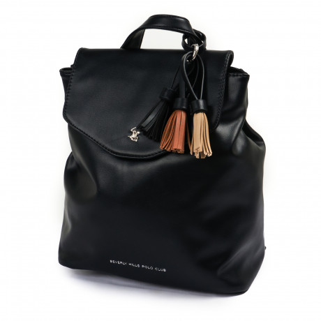 Рюкзак Beverly Hills Polo Club BH-3072-NE, экокожа. Цвет: черный