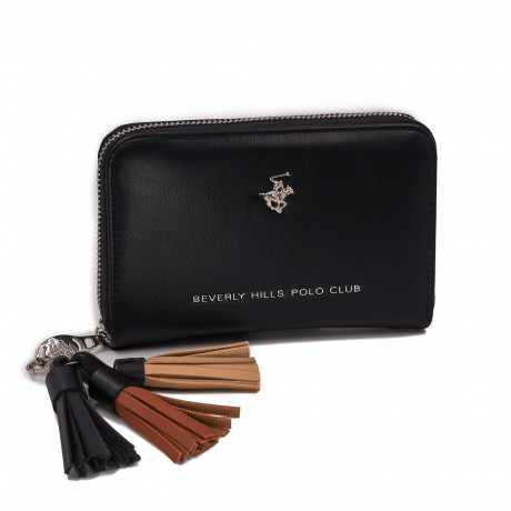 Кошелёк Beverly Hills Polo Club BH-3075-NE, экокожа. Цвет: черный