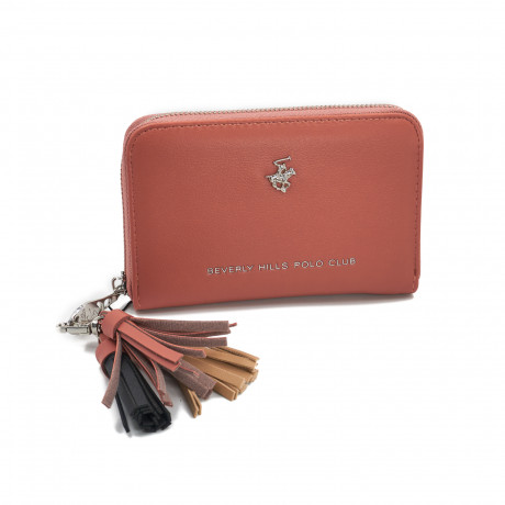Кошелёк Beverly Hills Polo Club BH-3075-TC, экокожа. Цвет: терракотовый