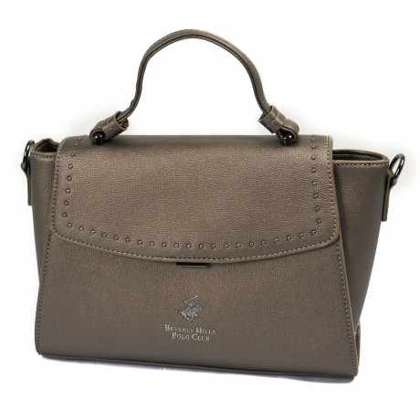 Сумка Beverly Hills Polo Club BH-3083-BZ, экокожа. Цвет: бронзовый