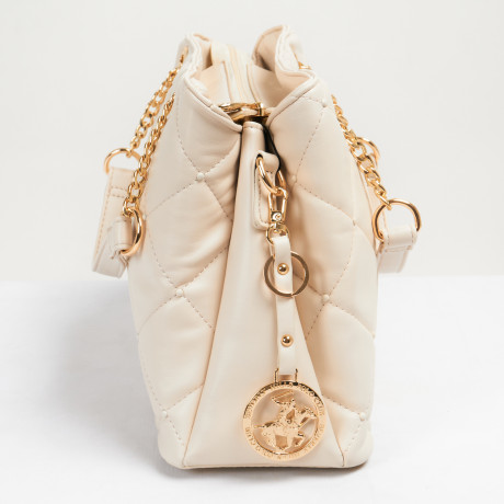 Сумка Beverly Hills Polo Club BH-3091-BE, экокожа. Цвет: бежевый