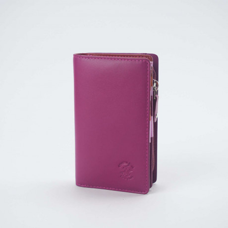 Кошелёк Beverly Hills Polo Club BH-2968-FX, натуральная кожа телёнка. Цвет: фуксия