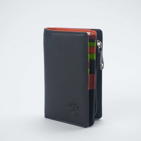 Кошелёк Beverly Hills Polo Club BH-2968-NE, натуральная кожа телёнка. Цвет: чёрный