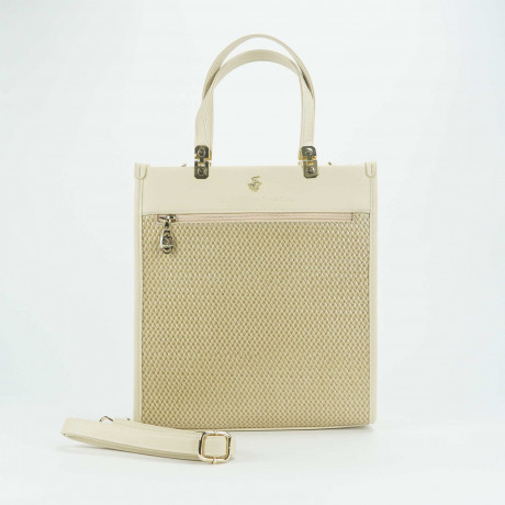 Сумка Beverly Hills Polo Club BH-3211-BE, экокожа. Цвет: бежевый