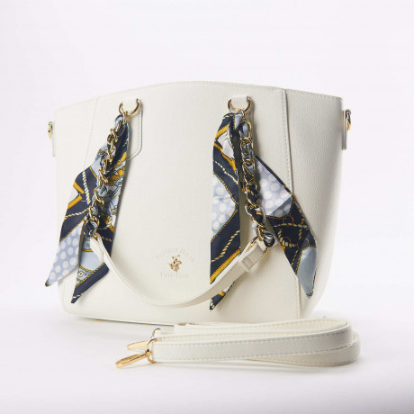 Сумка Beverly Hills Polo Club BH-3220-BI, экокожа. Цвет: белый