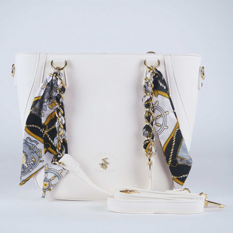 Сумка Beverly Hills Polo Club BH-3221-BI, экокожа. Цвет: белый