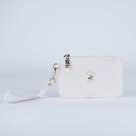 Сумка-косметичка Beverly Hills Polo Club BH-3235-BI, экокожа. Цвет: белый