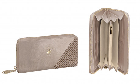 Кошелёк Beverly Hills Polo Club BH-3236-BE, экокожа. Цвет: бежевый