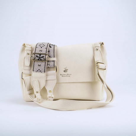 Сумка Beverly Hills Polo Club BH-3241-BE, экокожа. Цвет: бежевый