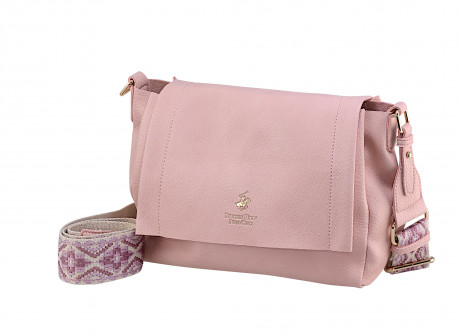 Сумка Beverly Hills Polo Club BH-3241-CI, экокожа. Цвет: розовый