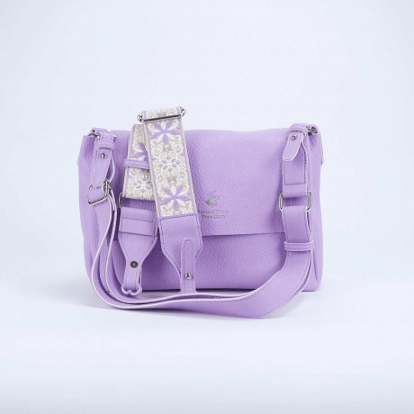 Сумка Beverly Hills Polo Club BH-3241-LI, экокожа. Цвет: лиловый