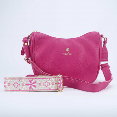 Сумка Beverly Hills Polo Club BH-3242-FX, экокожа. Цвет: фуксия