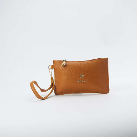 Сумка-косметичка Beverly Hills Polo Club BH-3244-CU, экокожа. Цвет: коричневый