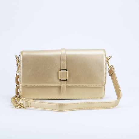 Сумка Beverly Hills Polo Club BH-3250-OR, экокожа. Цвет: золотой