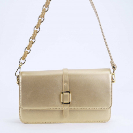 Сумка Beverly Hills Polo Club BH-3250-OR, экокожа. Цвет: золотой