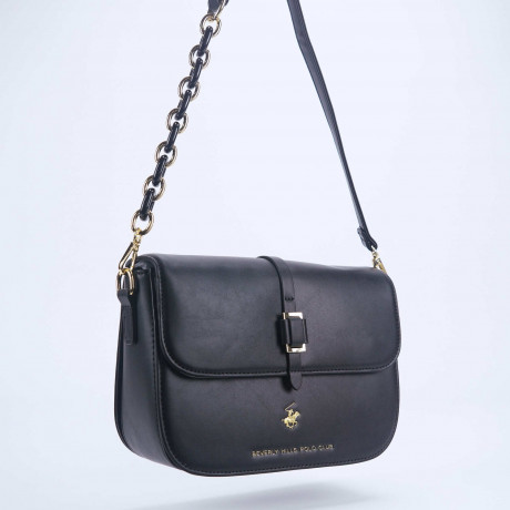 Сумка Beverly Hills Polo Club BH-3251-NE, экокожа. Цвет: чёрный
