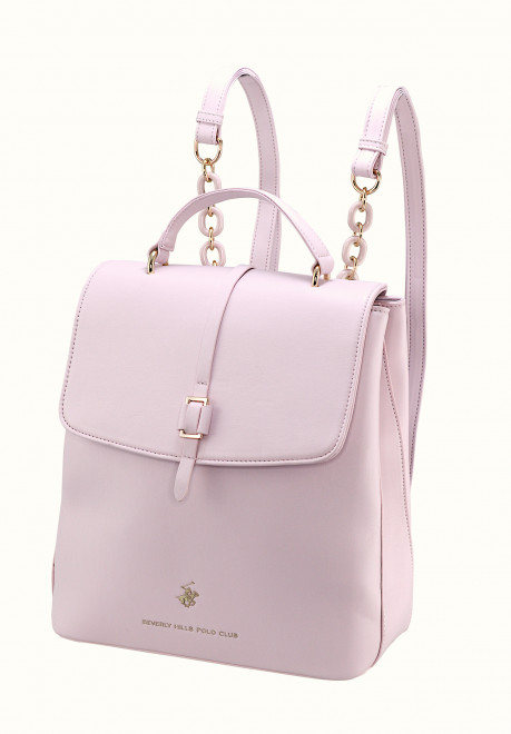 Рюкзак Beverly Hills Polo Club BH-3253-CI, экокожа. Цвет: розовый