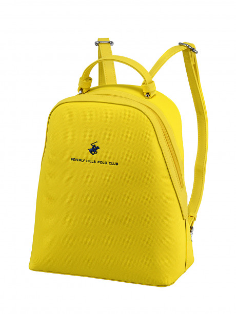 Рюкзак Beverly Hills Polo Club BH-3273-GI, экокожа. Цвет: жёлтый