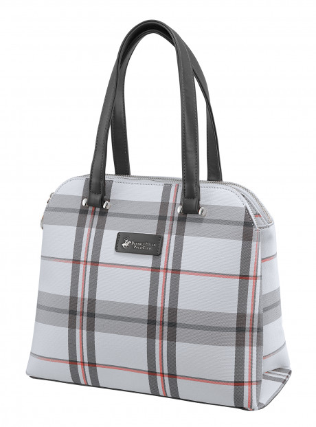 Сумка Beverly Hills Polo Club BH-3322-NE, экокожа. Цвет: клетка с чёрным акцентом